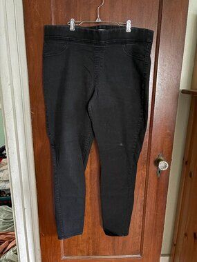 Old Navy Super Skinny Jeans, Black, Size 18 Tall